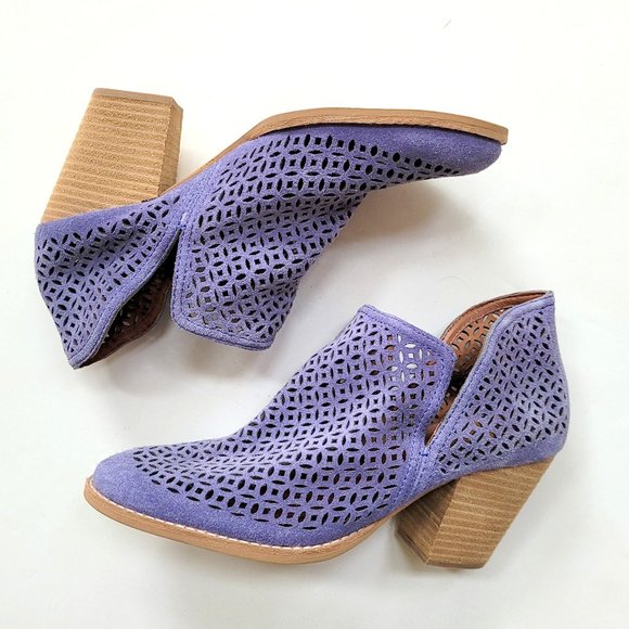 Jeffrey Campbell Purple Ankle Booties - Picture 2 of 7